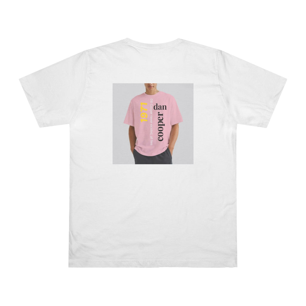 DB Cooper Poster T-Shirt — True Crime Vintage Heist Design