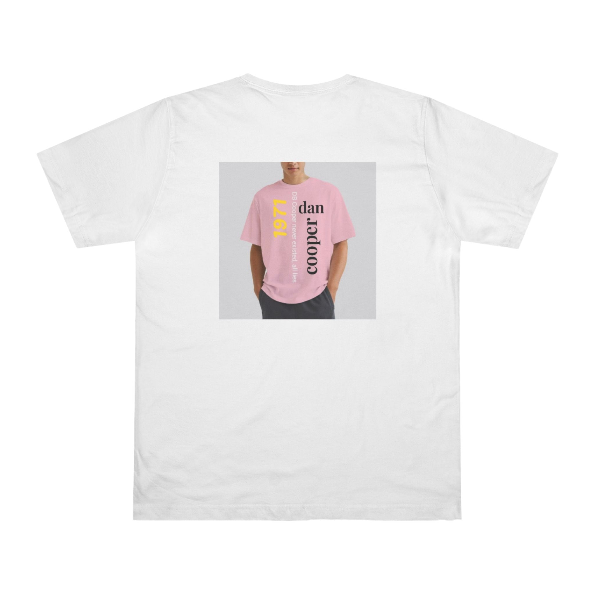 DB Cooper Poster T-Shirt — True Crime Vintage Heist Design