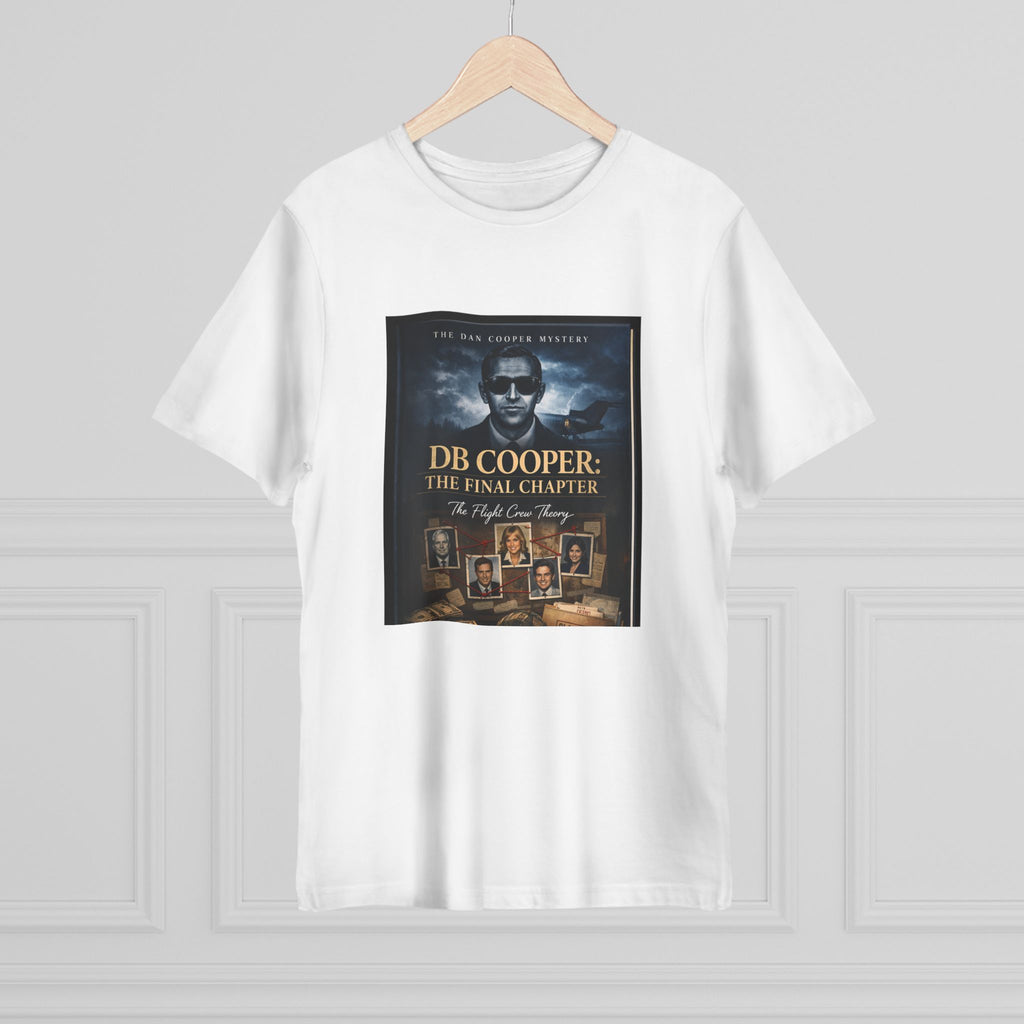 DB Cooper Poster T-Shirt — True Crime Vintage Heist Design