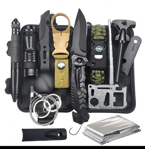 Emergency Survival Kit - 15-in-1 Professional Outdoor Gear Set